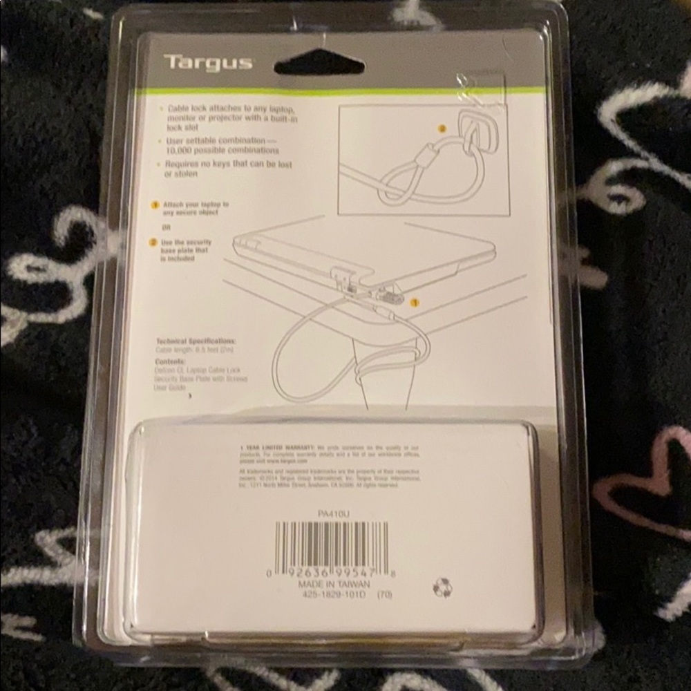 Cable Lock for Laptop Computer & Desktop Security - Picture 4 of 4